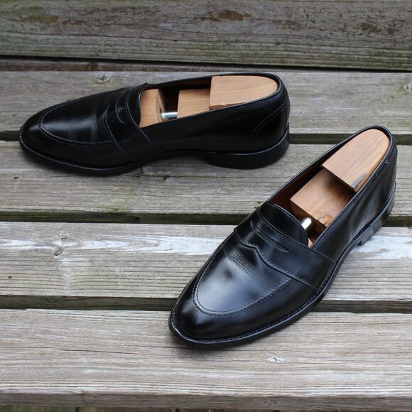 Allen Edmonds Calf Leather Black Loafers Men's US 7 Woman's 9.5 unisex - Picture 12 of 14